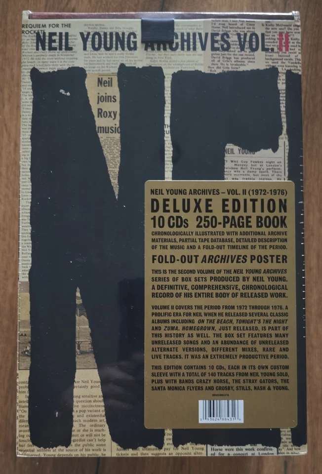 Neil Young – Archives Vol. II (1972-1976) Limited Deluxe Ed. 10 CDs mit Buch OVP - Bild 1 von 4