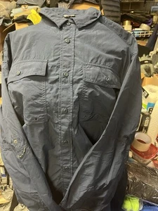 Ozark Trail Upstream Shirt Mens XL 46-48 Blue Nylon Vented Fishing - NEW - Picture 1 of 2