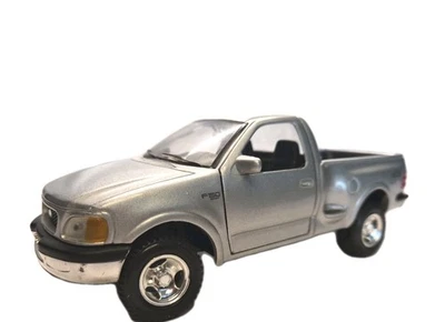 Maistro Diecast 1997 Ford F150 Pickup Silver Truck Doors Open - Image 1 of 4