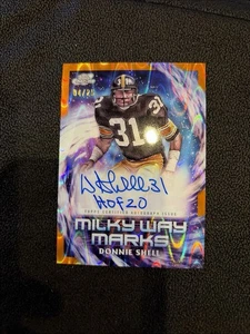 2024 Topps Cromo Cósmico - Marcas de la Vía Láctea Donnie Shell Naranja Refractor AU/25 - Imagen 1 de 1