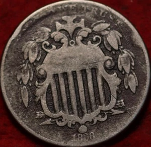 1868 Philadelphia Mint Shield Nickel - Picture 1 of 2
