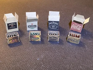 4x Holzkisten/Getränkekisten/Kartons mit Flaschen für Diorama oder Ladegut 1:18 - Bild 1 von 1