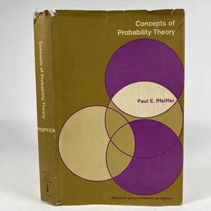 Konzepte der Wahrscheinlichkeitstheorie Paul E. Pfeiffer Hardcover DJ Vintage 1965 Buch - Bild 1 von 14