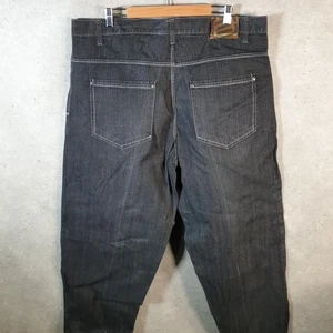 Vintage Evolution In Design Y2K Hip Hop Jeans Mens W42 L34 Grey Denim USA - Picture 1 of 8