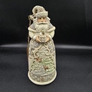 Jim Shore 2019 White Woodland CHRISTMAS IN THE COUNTRY Santa 6004170 - Bild 1 von 8