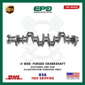 N57 ENGINE CRANKSHAFT BMW 3.0 DIESEL N57D30A N57D30B 4 WEB NEW FORGED CRANK - Picture 1 of 2