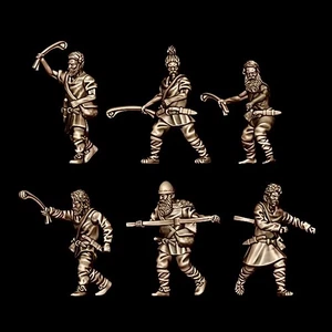 28mm Ancient German Slinger Skirmishers x12 - Picture 1 of 1