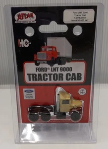 Atlas 30000147 HO Scale Tan/Maroon Ford LNT 9000 Tractor Cab - Picture 1 of 2