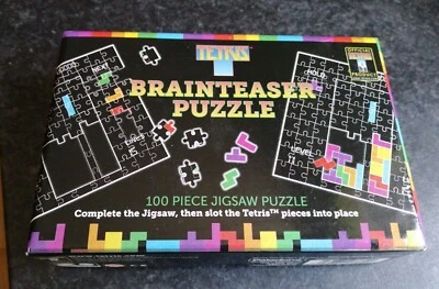 Tetris Brainteaser Puzzle - 100 Pieces Jigsaw Puzzle COMPLETE LOVELY CONDITION - Image 1 of 3