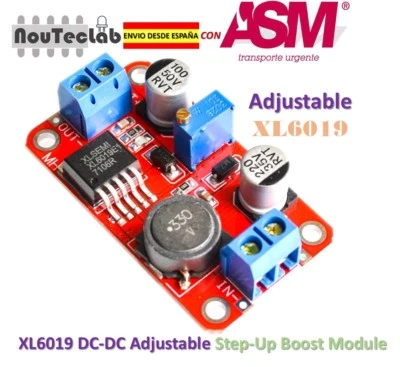 DC DC Boost Power Supply XL6019 Voltage Stabilized 5V/12V/24V Adjustable - Imagen 1 de 4