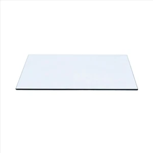 Clear Tempered Glass Table Top 3/8" Thick - Flat Polish Edge L8 - Picture 1 of 3