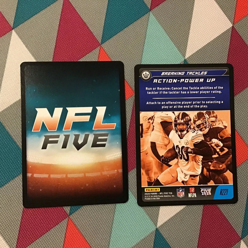 James Conner #R221 Steelers RB - 2020 Panini Edition NFL five (Rare Version) - Image 1 of 1