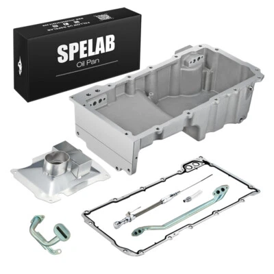 LS Front Wet Sump Retro Engine Oil Pan Kit For Chevy LS1 LS2 LS3 LSX 4.8L-6.2L - Image 1 of 4