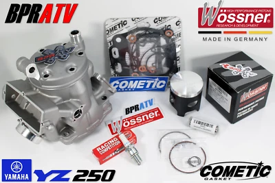 BPRATV Yamaha YZ250 YZ 250 Culata Wossner Pistón Cometic Top Kit de Reconstrucción Foto 1 de 4