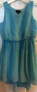 Amy’s Closet Size 16 Dress Hi-Low Chiffon Blue Sky Color - Picture 1 of 2