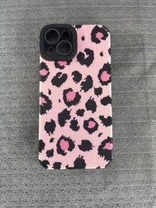iPhone 15 Pro Handyhülle Kamera Pink Leopard - Bild 1 von 12
