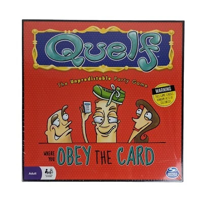 Quelf the Unpredictable Party Board Game by Spin Master - New Sealed - Image 1 of 4