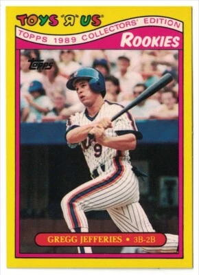1989 Topps Toys R Us Rookies - Box Set #15 Gregg Jefferies - New York Mets - Image 1 of 2