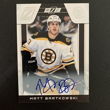 2010-11 Panini - Zenith - Rookie Auto Matt Bartkowski 197 991/999