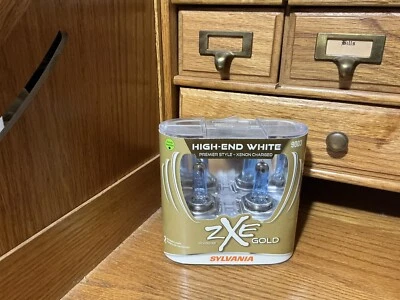 Sylvania Silverstar zXe золото 9003 пара комплект 9003SZG.PB2 фары лампы новый - Изображение 1 из 2