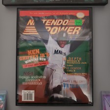 FRAMED Retro 1996 Ken Griffey Jr Winning Run SNES Video Game Wall Art