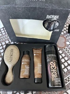 Redken All Soft Mega dry hair 1, 1.7 + 4 oz Triple Take 32 HairSpray Travel GIFT - Picture 1 of 6