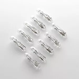 10x T5 Glühlampe Glassockel Wedge 5x20mm W2x4.6d / 6V 12V 14V 12-15V 6-7V - Picture 1 of 8