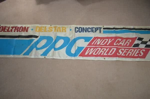 PPG Indy Car World Series  Flag Auto Racing EUC Rare - Picture 1 of 12