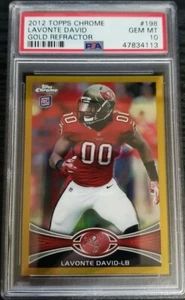 2012 Topps Chrome Gold #198 Lavonte David /50 PSA 10 - Picture 1 of 3