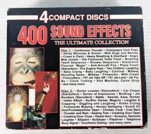 400 Sound Effects The Ultimate Collection 4CD Digital Audio Compact Disc Box Set - Picture 1 of 9