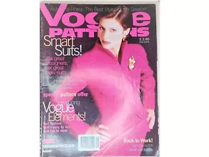 Vintage 90's Vogue Pattern Book Magazine September October Autumn Fall 1996 - Picture 1 of 6