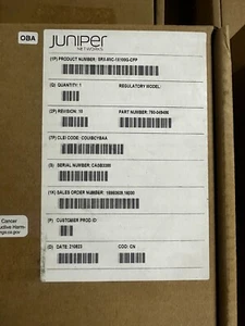 Juniper SRX-MIC-1X100G-CFP MIC z jednym portem CFP 100-Gigabit Ethernet - NOWY - Zdjęcie 1 z 5
