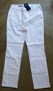 New Charte Club Women Plus Lexington Straight Leg Pants, Pink, 10P - Picture 1 of 2