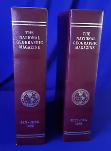 Revista National Geographic 1989 año completo número 12 conjunto con soportes de almacenamiento - Imagen 1 de 7