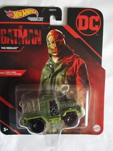 Hot Wheels Character Cars,  Riddler   Batman Movis 2022 - Picture 1 of 3