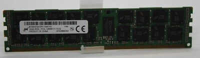 Micron 16gb 2rx4 PC3l 12800r ECC Server Memory - Image 1 of 2