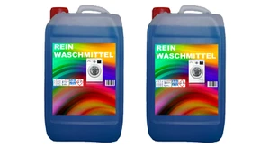 REIN WASCHMITTEL 2x10L WASCHGEL FLÜSSIGWASCHMITTEL BLAU SONDERPREIS X-MAS - Bild 1 von 1