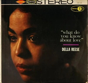 DELLA REESE "WHAT DO YOU KNOW ABOUT LOVE" POP VOCAL JAZZ LP 1959 JUBILEE 1109 - Picture 1 of 3