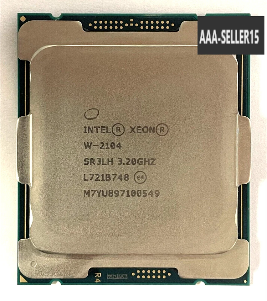 Intel Xeon W-2104 3.20GHz 4-Core 8.25MB LGA2066 Server CPU Processor SR3LH 120W - Image 1 of 1