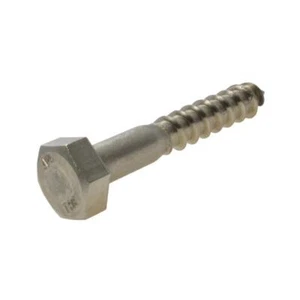 Pack of 75 Stainless 316 Hex Coach Screw M6 x 2.50p x 50mm Metric Lag Bolt - Picture 1 of 2