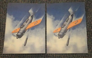 WWII US Navy Dauntless Dive Bomber prints - artwork by Ernst. - Picture 1 of 1