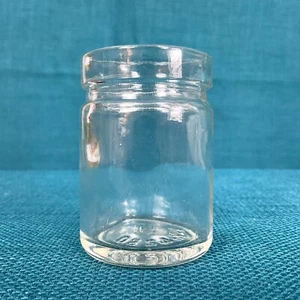 Vintage Small 2-inch Hazel Atlas Clear Glass Jar Bottle No. 4280 from Zanesville - Picture 1 of 6