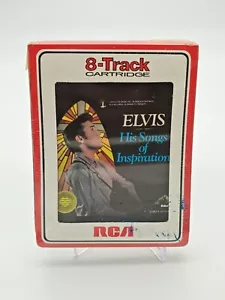 Elvis His Songs Of Inspiration Stereo 8Track Cartridge Authentic Golden Treasury - Imagen 1 de 5