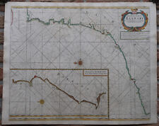 Antique Print-SEA CHART-AFRICA-MOROCCO-TANGER-ESSAOUIRA-Thronton-1707