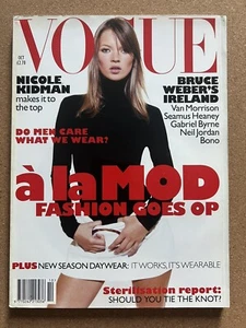 VOGUE UK Magazine Kate Moss October 1995 Vintage British Fashion - Picture 1 of 2