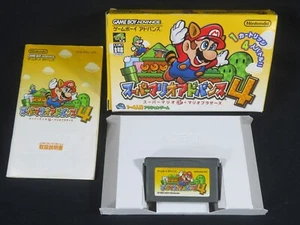 Game boy advance super Mario 4 Nintendo GBA gameboy Japan authentic tested boxed - Picture 1 of 24