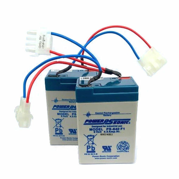 2 X 6 VOLT 4.5 AH LAKE REAPER BAIT BOAT BATTERIES 6 V HIGHEST QULAITY