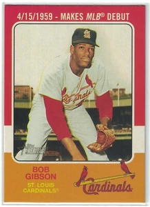 2024 Topps Heritage High Number 1975 Retires 75R-6 Bob Gibson St. Louis Cardina - Picture 1 of 2