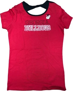Georgia Bulldogs Girl's Crew Neck Short Sleeve T-Shirt XL 14/16 - Picture 1 of 2