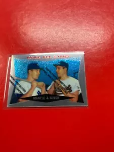 1996 Topps Finest Commemorative Reprint Mickey Mantle #160 (1960 Topps) (.0462) - Picture 1 of 3